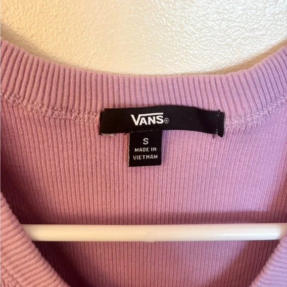 Vans Lilac Sleeveless Crop Top NWT - Picture 3 of 8